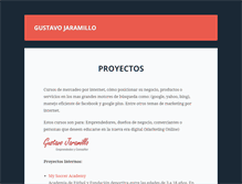 Tablet Screenshot of gustavojaramillo.com